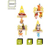 Juego de construcción de madera estantería infantil Toniebox figuras estantería de pared Tonies caja de música Juego de construcción de madera estantería infantil Toniebox figuras estantería de pared Tonies caja de música