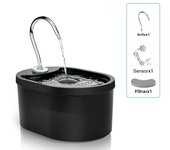 Ultra-Quiet Cat Water Fountain Filter Smart Automatic Pet Dog Water Dispenser&Burnout Prevention Pump 3L Recirculate Filtrin
