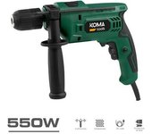 Taladro percutor 550W 230V 50Hz Función perforante y martillo KOMA TOOLS