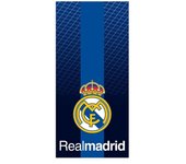 Toalla Playa Piscina infantil Real Madrid Azul Oficial 70x140cm de microfibra para niños