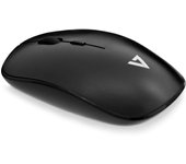 V7 - Perfil bajo Wireless Óptico Ratón - Negro MW200-1E