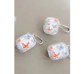 Little pink Flower Pearl Pendant Case Airpods 4 For Apple AirPods Pro 2 Flowers Butterfly Earphone Cases Heart Keychain