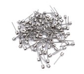 100Pcs / 1Pack Sports Ball Inflating Pump Needle For Football Basketball Inflatable Air Valve Adaptor Stainless Steel Pump Pin