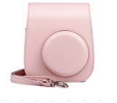For Fujifilm  Film Camera Bag for Instax Mini 11 9 8 Camera Case PU Leather Soft Silicone Cover Bag with Shoulder Strap
