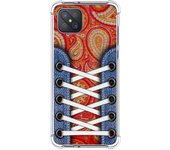 Tumundosmartphone Funda Silicona Antigolpes para Oppo Reno 4Z 5G diseño Zapatillas 10 Dibujos