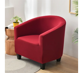 1pc Spandex Bar Armchair Chair Cover Solid Color Club Sofa Covers Removable Washable Armchairs Slipcovers for Living Room Hotel