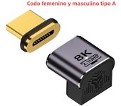 HDMI-Compatible Magnetic Connector Male To Female 8K HDMI-Compatible 2.1 Magnetic Adapter 8K/60Hz 4K/120Hz for Xiaomi TV Box PS5