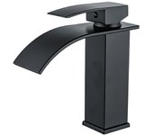 Grifo de Baño en Cascada | Negro | Acero Inoxidable