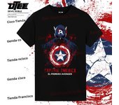 2024 New Summer Men&Women Marvel Avengers Captain America Iron Man Spider-Man Printed Cotton T-Shirt KID/Adult Casual Couple Top