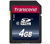Transcend TS4GSDHC10 - Tarjeta de memoria de 4 GB (clase 10, 20 MB/s)