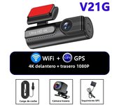 UHD 4K Car Dvr Dash Cam GPS WiFi Dual Lens Video Recorder Dash Cameras Vehicle Black Box Rear View Camera 1080P Car accessory
