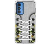 Funda Silicona Antigolpes para Motorola Edge 20 Pro diseño Zapatillas 08 Dibujos