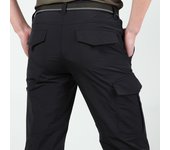 Men's Tactical Cargo Pants Casual Trousers Waterproof Multi-Pockets Outdoor Workwear Wear-resistant Camping Hiking Training Pant