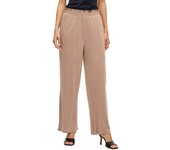 Pantalón Vila Modala marrón claro wide leg para mujer