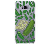 Funda original compatible con Samsung Galaxy S8 - Rick y Morty Flip, Morty