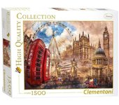 Puzzle 1500 Piezas Vintage London - Clementoni