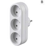 Enchufe de pared de tierra de la UE adaptador de enchufe de extensión convertidor de toma de corriente 3500W