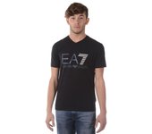 Emporio Armani EA7 Camiseta Algodón Hombre Negro 3 ZPT34PJ20Z 1200