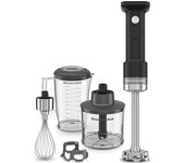 KitchenAid Go - Batidora De Mano Inalámbrica Con Accesorios - Sin batería - Negro