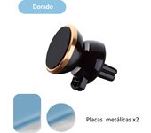 LIFA Soporte de teléfono para coche, soporte magnético universal para el aire acondicionado