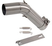 Motorcycle Exhaust Pipe Modify Stainless Escape Middle Link Elbow Pipe 51MM Interface Mid Section Tube for Benelli 752 S 752S