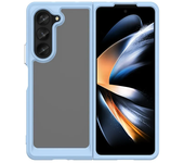 Colorfull Acrylic Transparent TPU Flpd Phone Case for Samsung Galaxy Z Fold 6 5 4 3 5G Z Fold6 Flip6 Anti-fingerprint Back Case