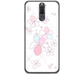 Tumundosmartphone Funda Gel Tpu para Huawei Mate 10 Lite Diseño Flores Minimal Dibujos