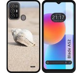 Funda Silicona para ZTE Blade A52 diseño Concha Dibujos