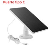 10W 5V Solar Panel Charging Waterproof Portable Solar Panel for Arlo Camera/Eufy Security Wireless Doorbell/Blink Video Doorbell