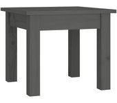 vidaXL Mesa de centro de madera maciza de pino 35x35x30 cm Natural, Blanco, Gris Mesita de Salón o Comedor o Auxiliar Mesa de Café Meuble Salón