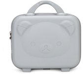 14 pulgadas PP equipaje de mano 3D Oso de dibujos animados caso cosmético multifuncional mini bolsa de almacenamiento de cosméticos recuerdo