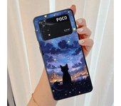 Van Gogh Art Cute Kitty Phone Case for Xiaomi Poco X3 NFC X5 F5 M3 M4 Pro 5G C40 M5 X4 GT C50 C51 F3 F1 F4 C61 Bumper Cover
