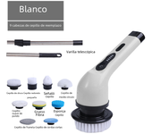 Cepillo De Limpieza Eléctrico 9 En 1 Escobilla De Rotación Para Limpieza Del Hogar Herramientas Eléctricas Para Cocina Y Baño Gadgets De Limpieza
