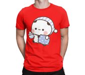 Men Bubu Panda Going To Sleep With Dudu Bear T Shirts 100% Cotton Clothes Crazy Short Sleeve Crewneck Tees Size T-Shirt 71813