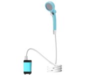 Ducha Portatil Camping, Ducha Camper Mejorada con Pantalla de Temperatura y Potencia, Eléctrico Portátil Recargable Ducha with 6000mAh Batería para Camping, Plantas de Jardín,Coche, Lavar al Perro
