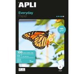 Apli papel fotografico everyday a4 180gr - acabado brillante - 100 hojas