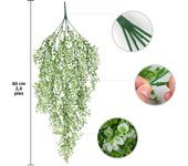 30inch Artificial Eucalyptus Leaves Vine Fake Plant for Home Room Decor Garden Wedding Decoration Outdoor Ornaments Accessories