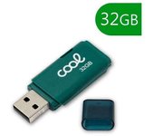 Memoria USB Pen Drive USB x32 GB 2.0 COOL Cover Verde