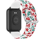 Christmas Bracelet Silicone Strap for Xiaomi Mi Band 8 Pro Smart Watch Band Accessories for Redmi Watch 4 Replacement Watchband
