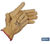 Guante vacuno extra resist. agua t-10   caja 12 unid.