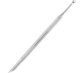 1pcs Premium Double-Headed Horseshoe Nail Tool - Stainless Steel Dead Skin Remover & Callus Trimmer, Effortless Beveled Cuticle