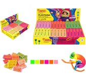 JOVI PLASTILINA pequeña Caja expositora 30 pastillas 50 g colores neón (5 uds x 6 colores)Plastilina Jovi de toda la vida calidad garantizada