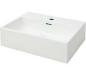 Lavabo con orificio para Grifo Cerámica Blanco 51,5x38,5x15 cm