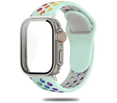 Silicone Band+Case For Huawei Watch Fit 3 Change to ultra 49mm Tempered Glass cover Protector with screen for Huawei fit 3 Strap