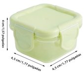 Caja De Comida Ecológica Resistente Al Calor Y Al Frio Contenedor De Aperitivos Para Niños