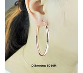 Somila S925 Sterling Silver Big Hoop Earrings For Women Brincos Moda Jewelry Accessories 3.0MM Fashion Cерьги Kольца 30-60MM