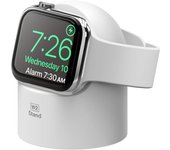 Base de carga compatible con todos los Apple Watch Series Ultra/8/SE2(2022)/7/6/SE/5/4/3/2/1. Cable no incluido (Blanco).