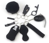 Personal Safety Keychain Alarm Full Set For Women, Safety Keychain Set With Personal AlarmProtective Keychain Accessories Tools