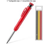 Solid Carpenter Pencil Set Mechanical Pencil 3 Colors Refill Carpentry Marking Scriber Construction Tools Woodworking Tools
