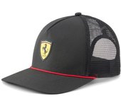 PUMA Gorra Hombre - Ferrari Sportswear Race Trucker Cap, Poliéster, Logo, Unicolor, Talla única Ferrari Sportswear Race Trucker Cap